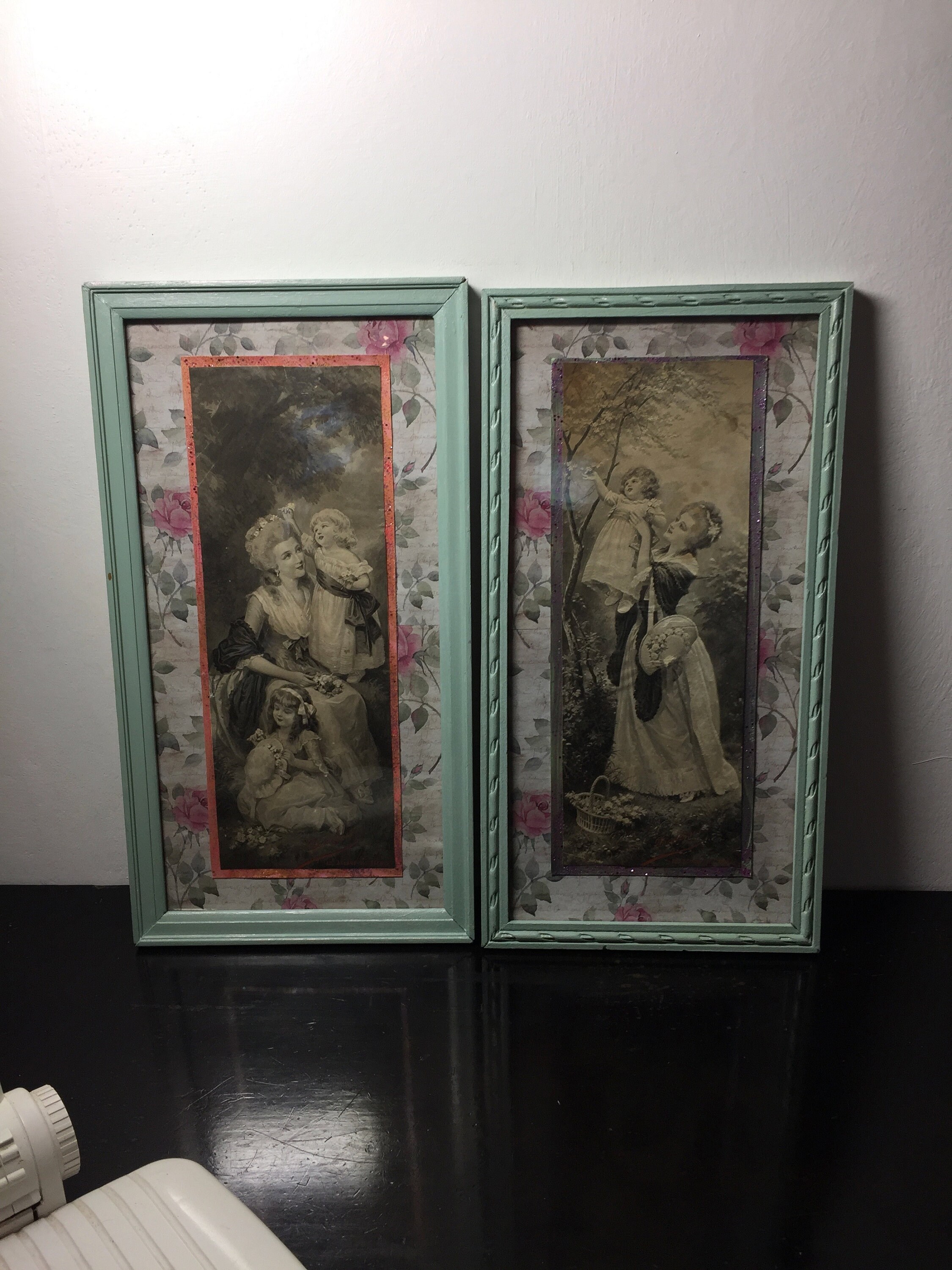 Les Mamans, Deux Cadres Très Shabby Chic