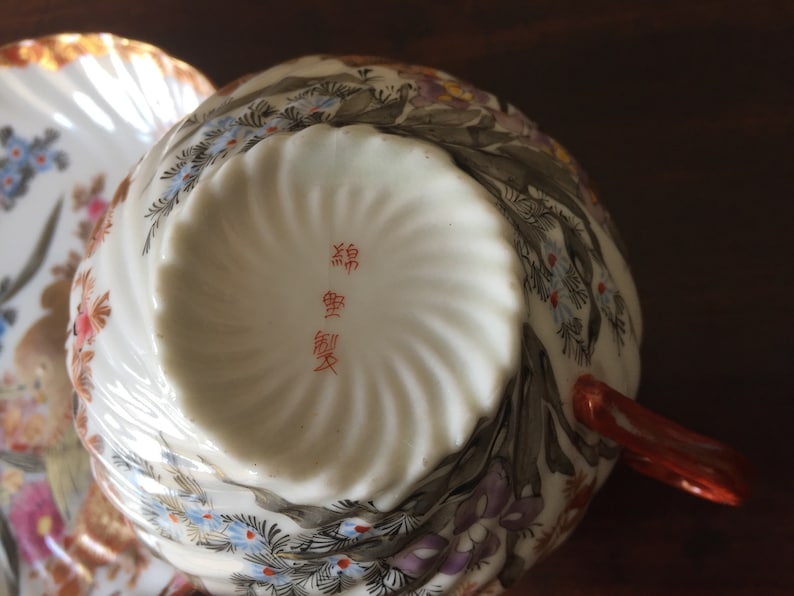 Egg-shell cup and saucer