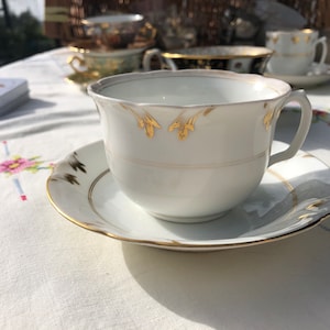 Uma xícara de chá Porcelaine de Paris