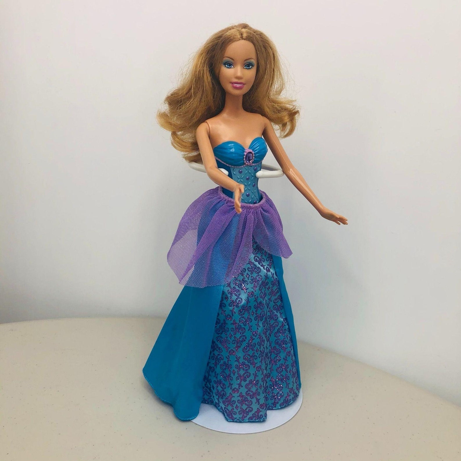 Mattel 1999 Barbie Blue Princess Doll Removable Skirt Sparkly - Etsy UK