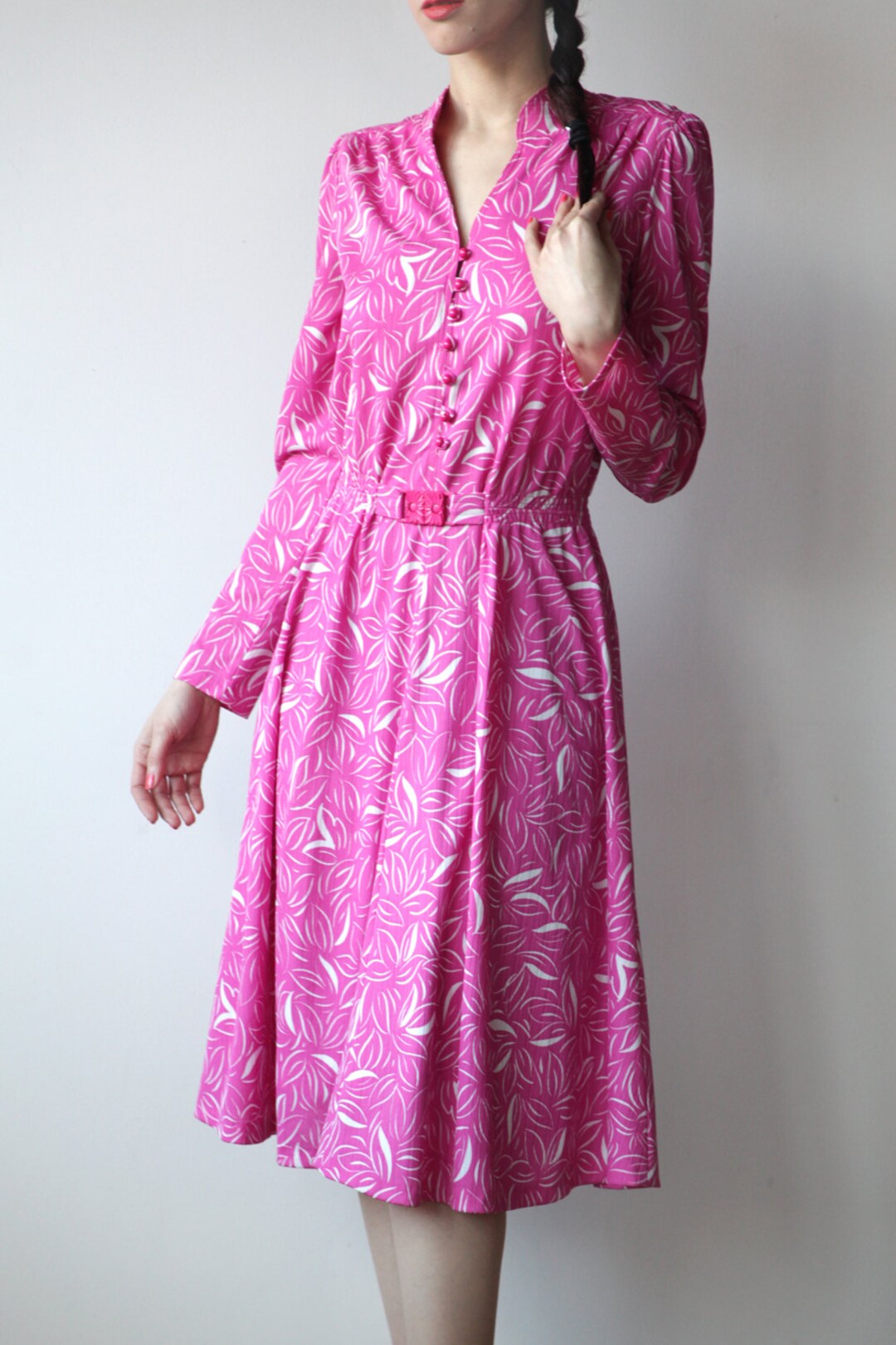 Robe Rose Vintage 60's / 70's , - Etsy