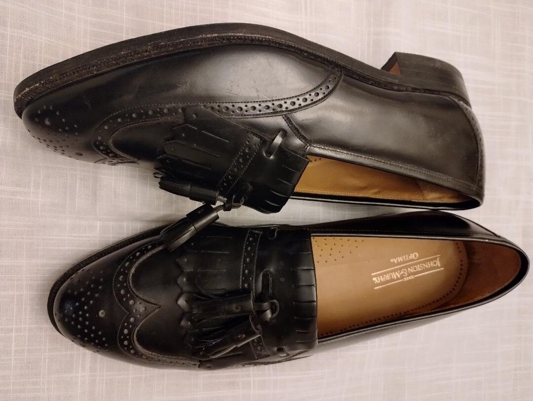 JOHNSTON&MURPHY タッセルローファー 黒 OPTIMA 84504 JOHNSTON&MURPHY タッセルローファー 黒 OPTIMA 84504 - メルカリ