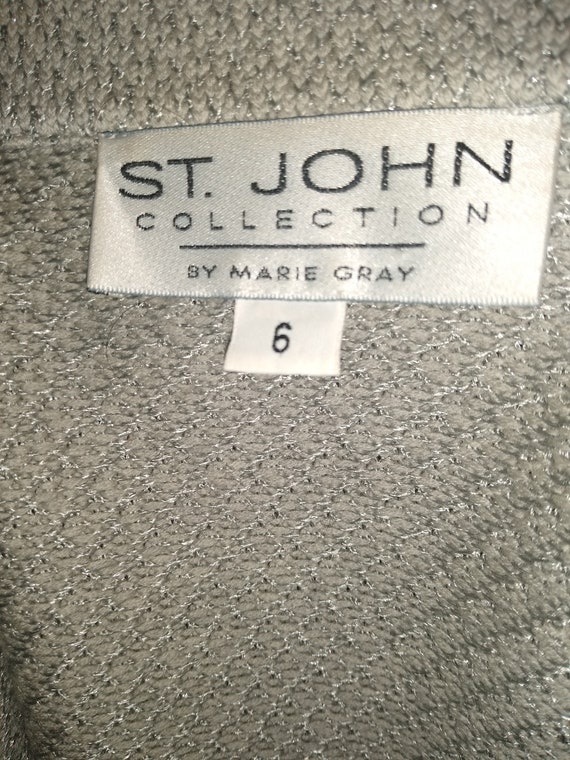 Vintage St. John Collection Button Front Knit Jacket Sz 6 - Etsy