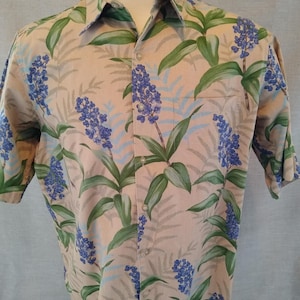 Vintage 70&#39;s Reyn Spooner Floral Hawaiian Shirt Sz XL