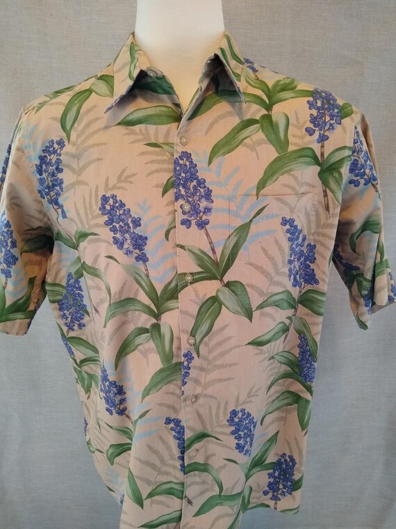 Vintage 70's Reyn Spooner Floral Hawaiian Shirt Sz