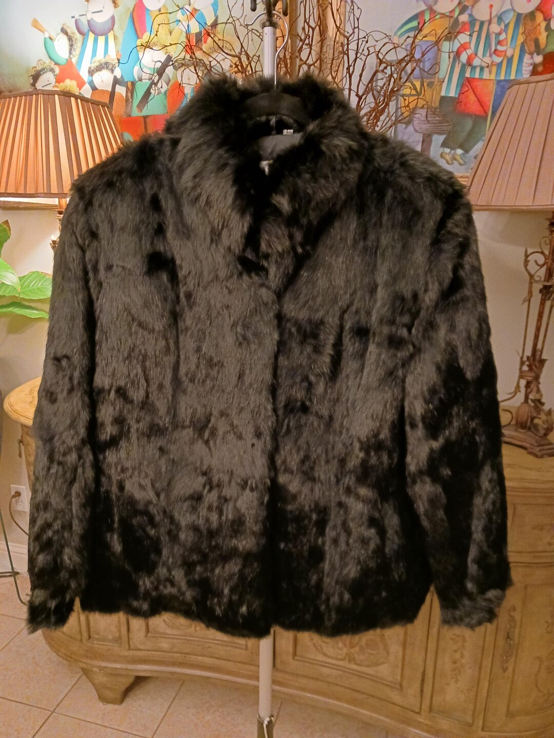 ジャケット・アウター French poodle fur ribbon jacket ivo New Rabbit Coat – La Garçonne