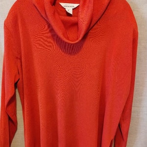 Vintage Exclusively Misook Cowl Neck Pullover Sweater Sz. XL