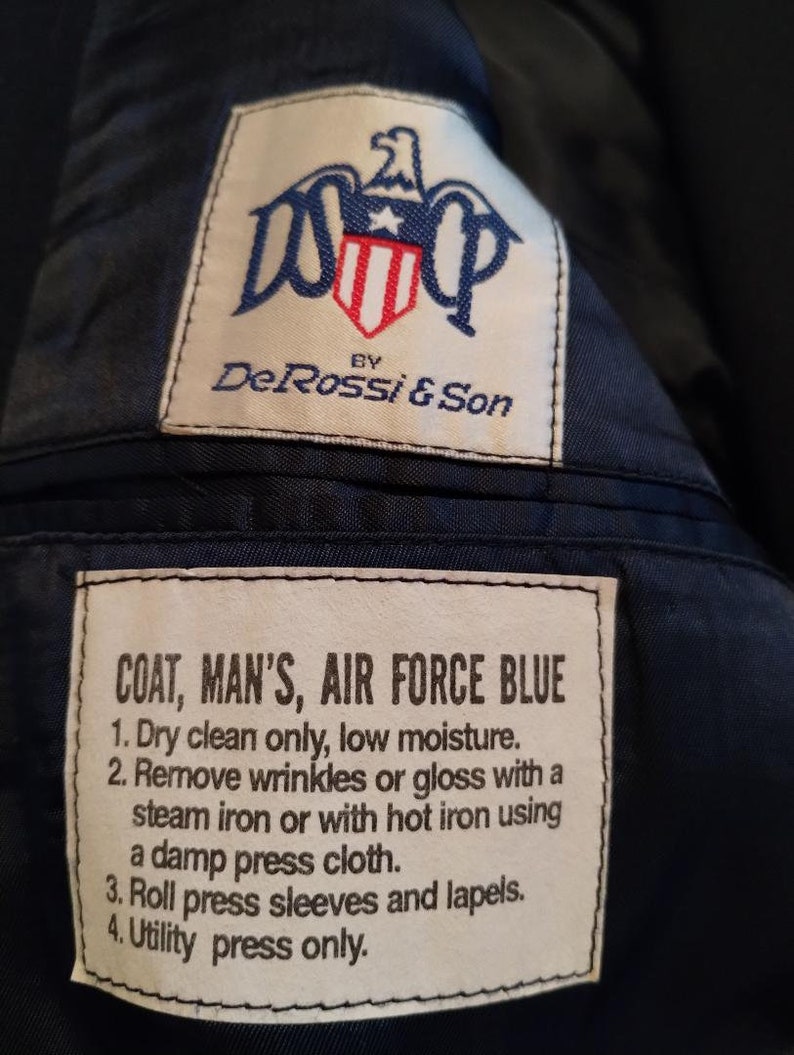 Original Italian Air Force army blue work jacket vintage uniform aircrew NEW main image 0