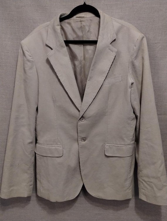 NDX Nederland 100% Cotton Tan Corduroy Blazer Sz L