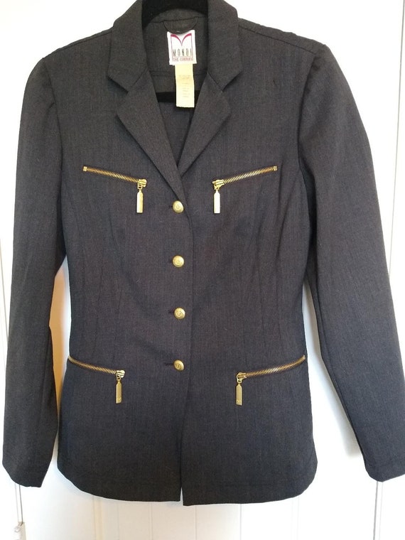 Vintage MONDI Wool Button Front Jacket Sz Sm. - image 1