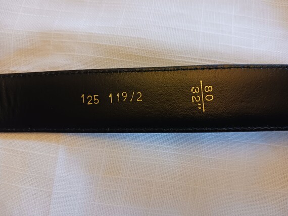 Etienne Aigner 100% Leather Belt Sz 32 - image 2