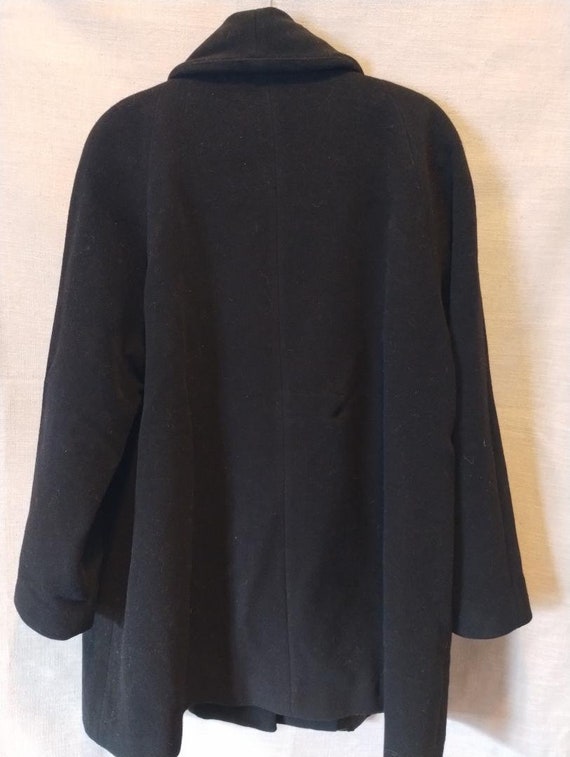 Vintage Kristen Blake Wool/Silk Overcoat Sz 16 - image 2