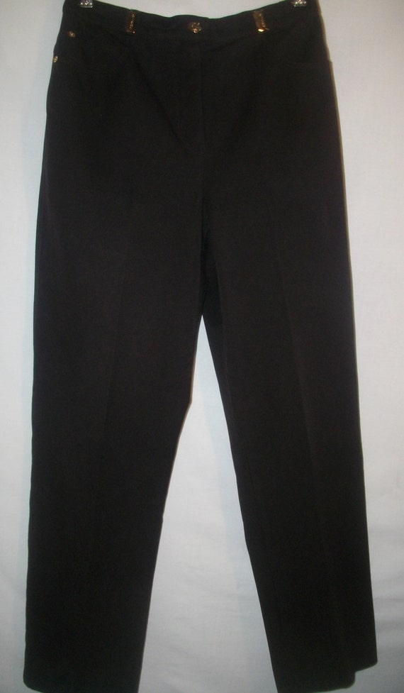 Façonnable, Vintage 90's Faconnable Sport Women's Cotton/Spandex Pants Sz 8
