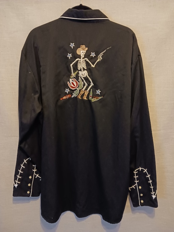 Vintage Scully Men's Embroidered Western/Cowboy L… - image 2