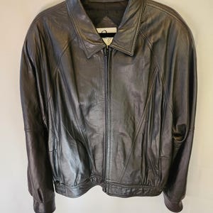 vintage des années 80 Remy Men/s buttery en cuir souple vestes Sz 44.