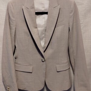 Theory Women&#39;s Wool Blend Business Blazer Sz 4