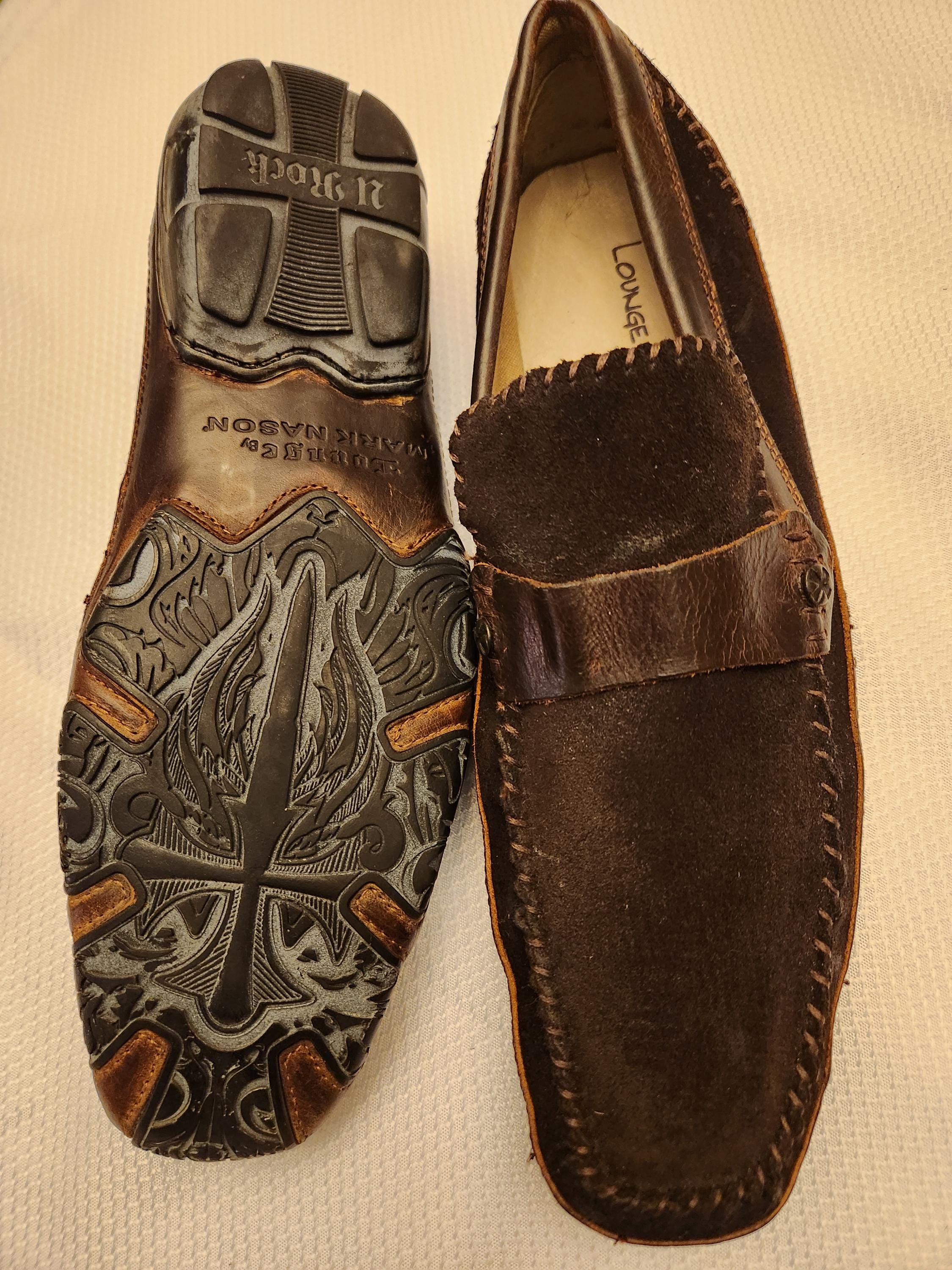 Polo Ralph Lauren Blackley Suede Loafer Men\'s Size 9.5D Tan‎ Leather Academia Allen Edmonds AREZZO Men\ main image 4
