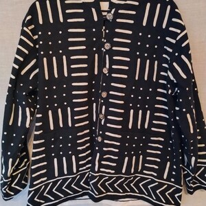 Kente Jacket Hooded/ Unisex