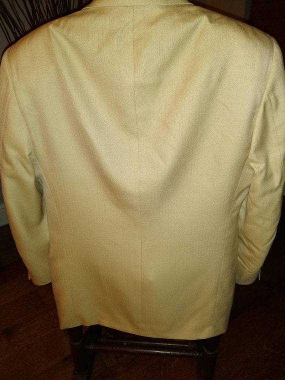 Vintage Canali 100% Silk/Wool 2 Button Spring Bla… - image 2