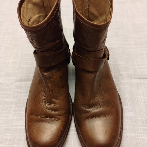 Vintage Frye Men's 100% Leather Ankle Boots Sz 10.5D