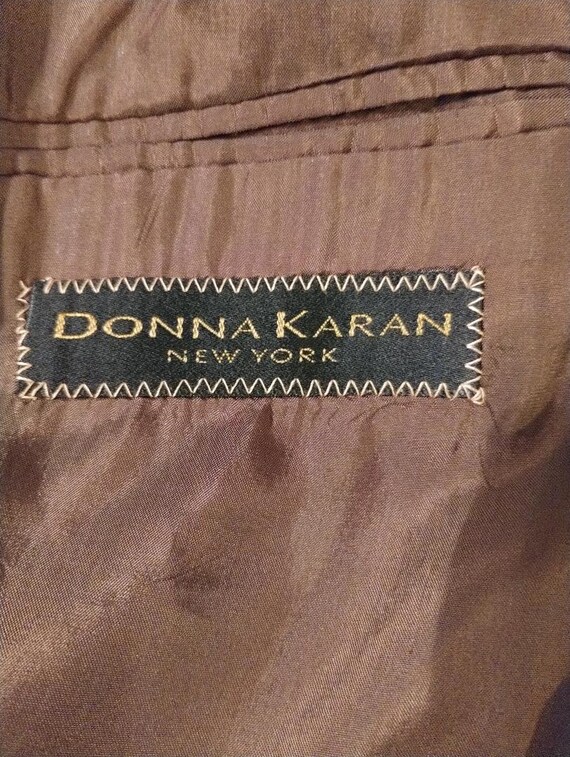 Vintage 90's Donna Karan New York 2 Button Blazer… - image 5