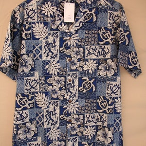 New Vintage Pacific Legend Hawaiian/Tropical Short Sleeve Shirt Sz M