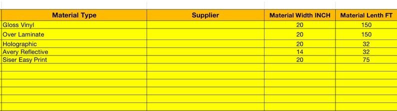 Sticker Pricing Calculator - Roland - BN20 - BN-20 - Bn20a - Bn-20a ...