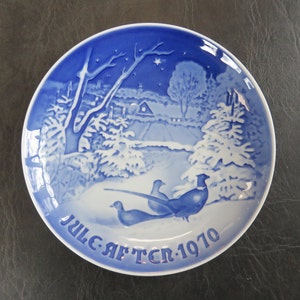 1970 Bing & Grondahl Christmas Plate
