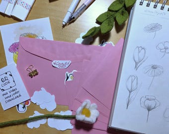 Lilies Kunstpost April 2026 – Post aus meinem Atelier mit Pinguin Meg