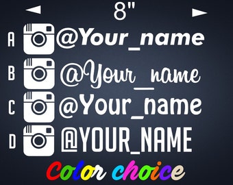 2 X SNAPCHAT YOUR NAME CUSTOM PERSONALISED WINDOW VINYL DECAL CAR STICKER