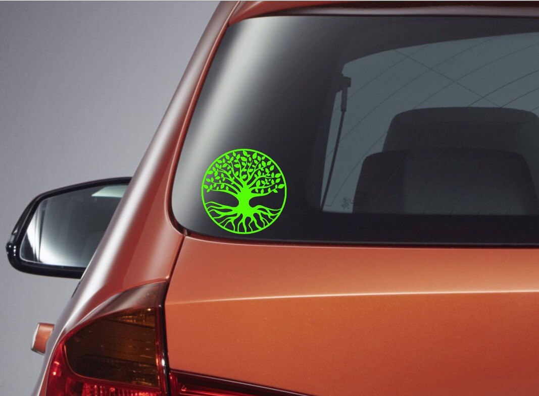 YGGDRASIL Vinyl Sticker Decal Asatru Odin Thor Gods Pagan Rune
