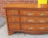 1990s Drexel Heritage Satinwood Hand Painted Adams Style Devoncourt Bedroom Dresser