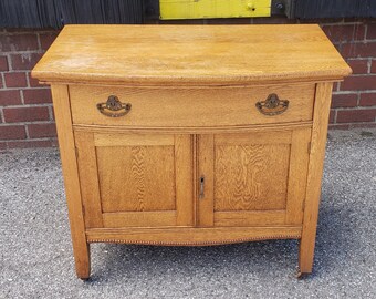 Oak Wash Stand Etsy