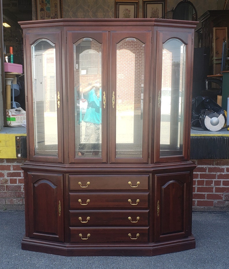 Crawford Of Jamestown Furniture Company Cherry Queen Anne Etsy