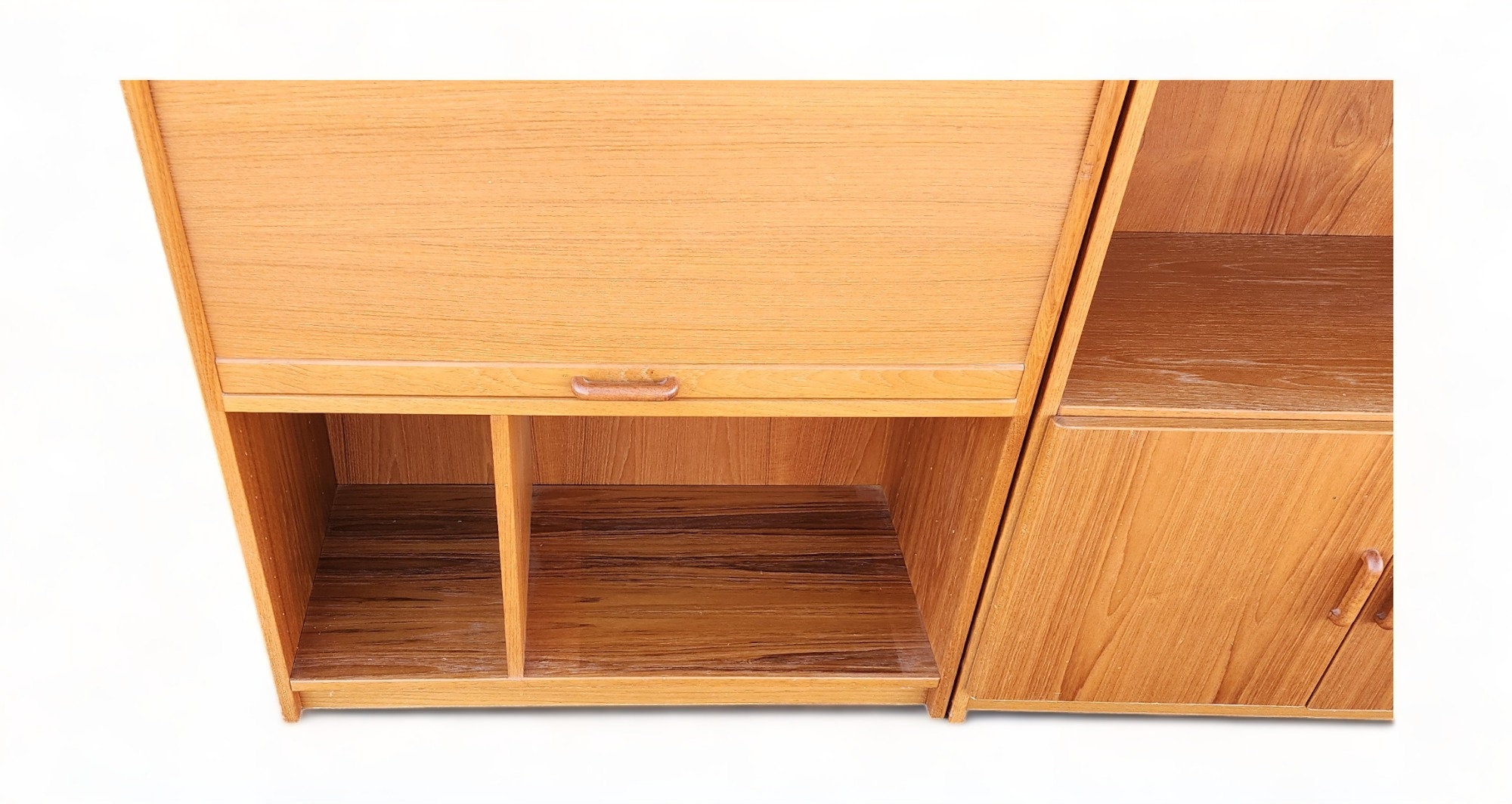 Danish Modern Jesper Furniture Co 3 Piece Teak Sectional Wall Unit