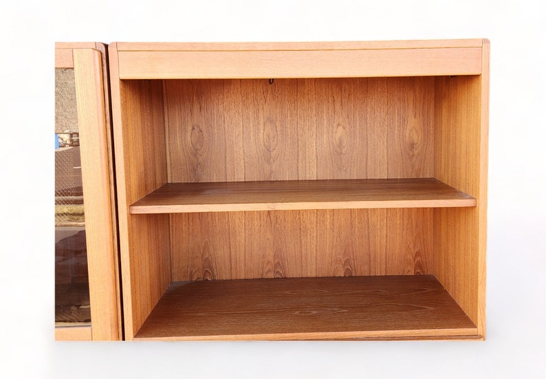 Danish Modern Jesper Furniture Co 3 Piece Teak Sectional Wall Unit