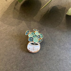 Insignia de pin de planta de dinero china