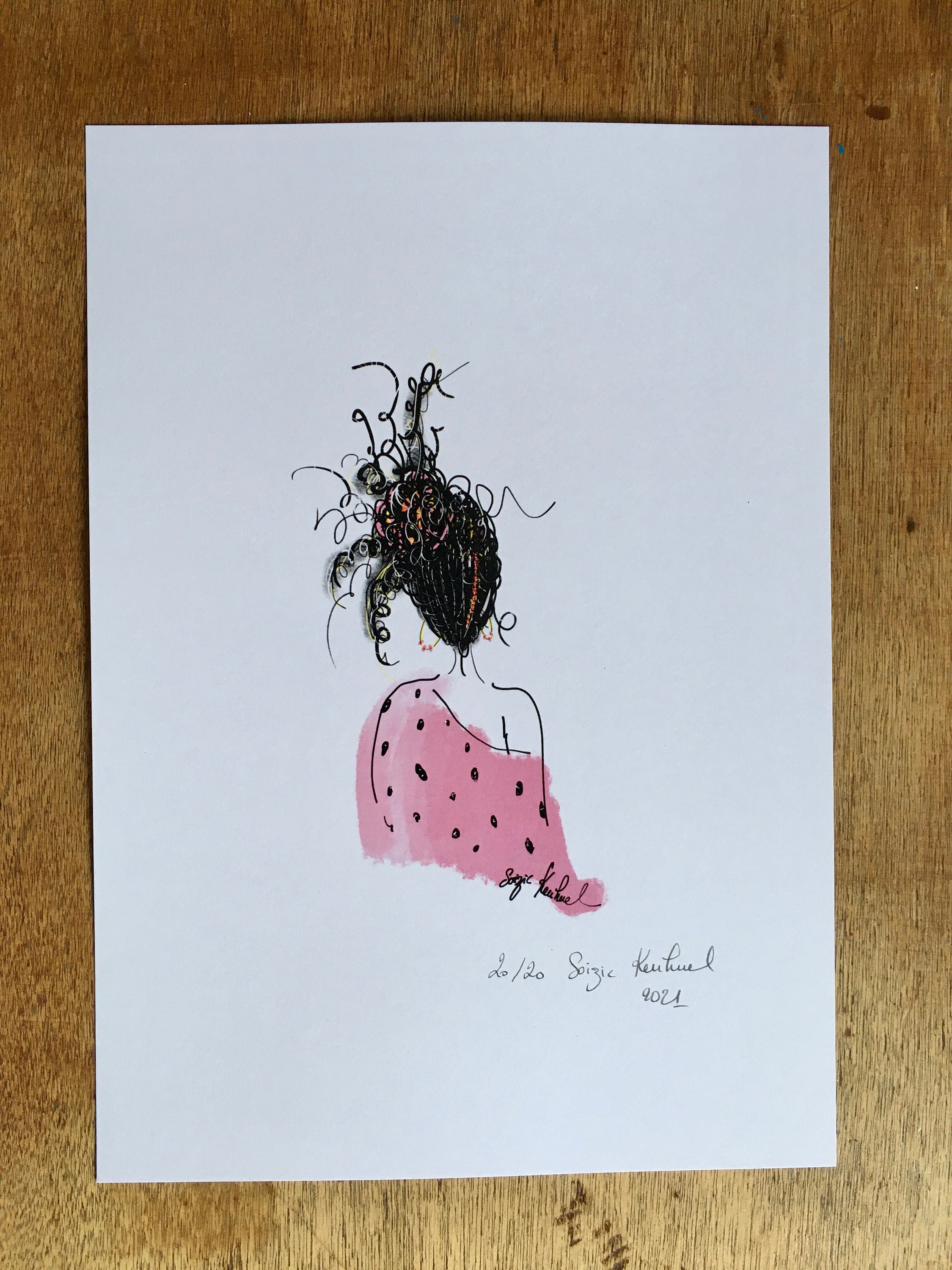 Illustration Les Petits Dos A4