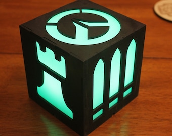 Overwatch lamp, Overwatch art, unique night light, desk decor