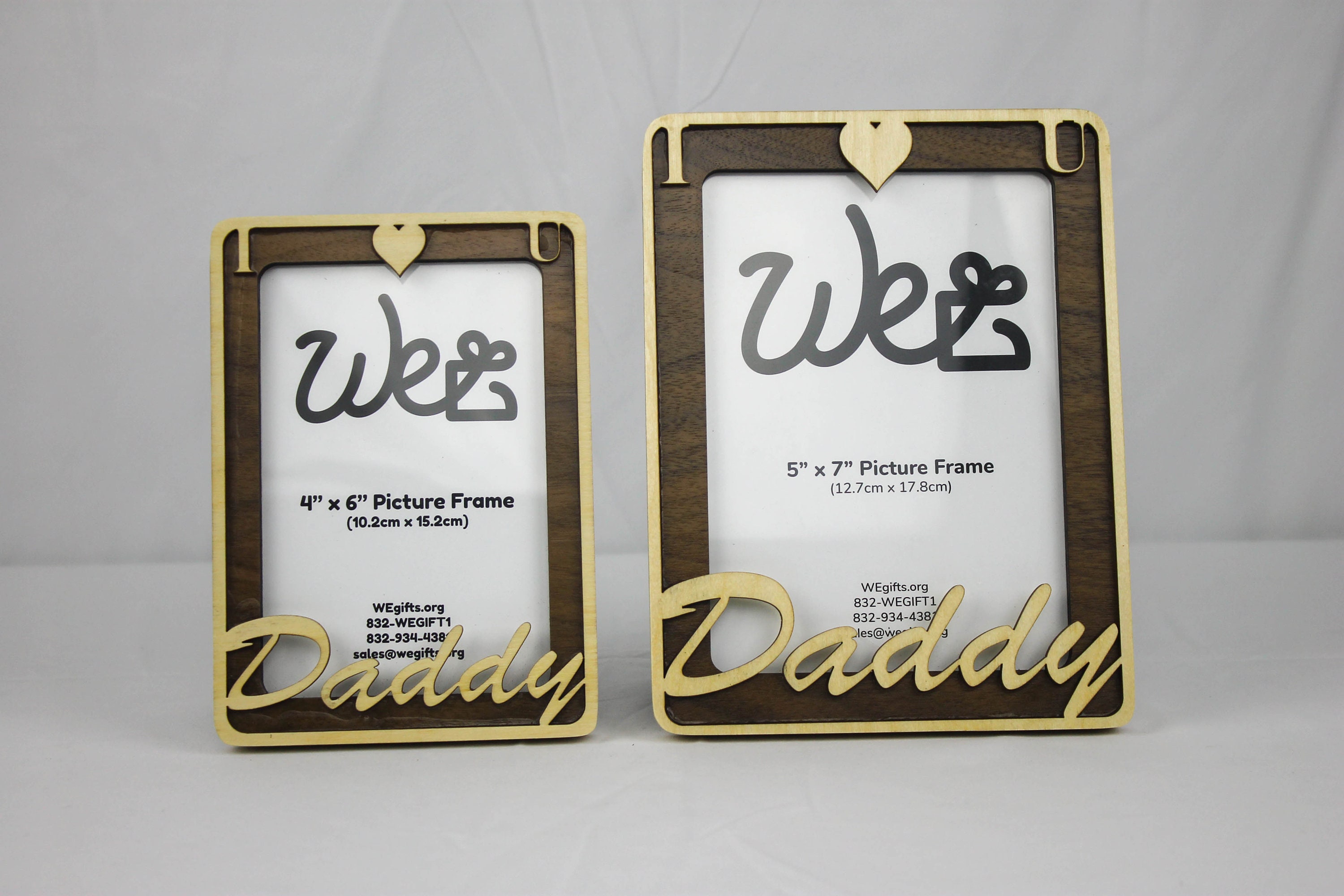 I Love You Daddy picture frame multi layer wood cute custom Etsy