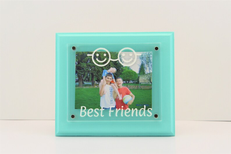Best Friends 5x7 picture frame clip picture frame laser Etsy