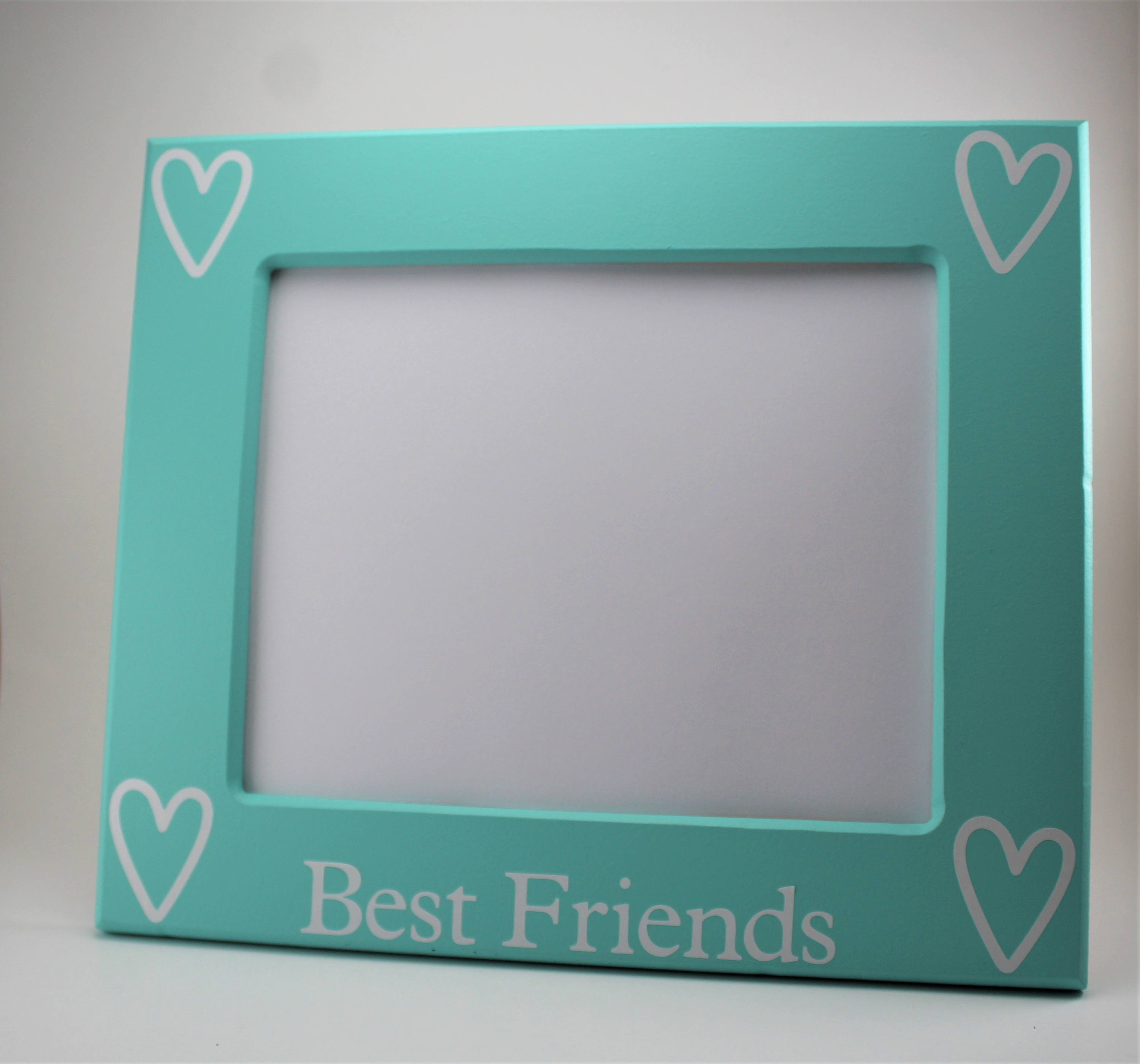 8x10 picture frame best friends picture frame heart picture Etsy
