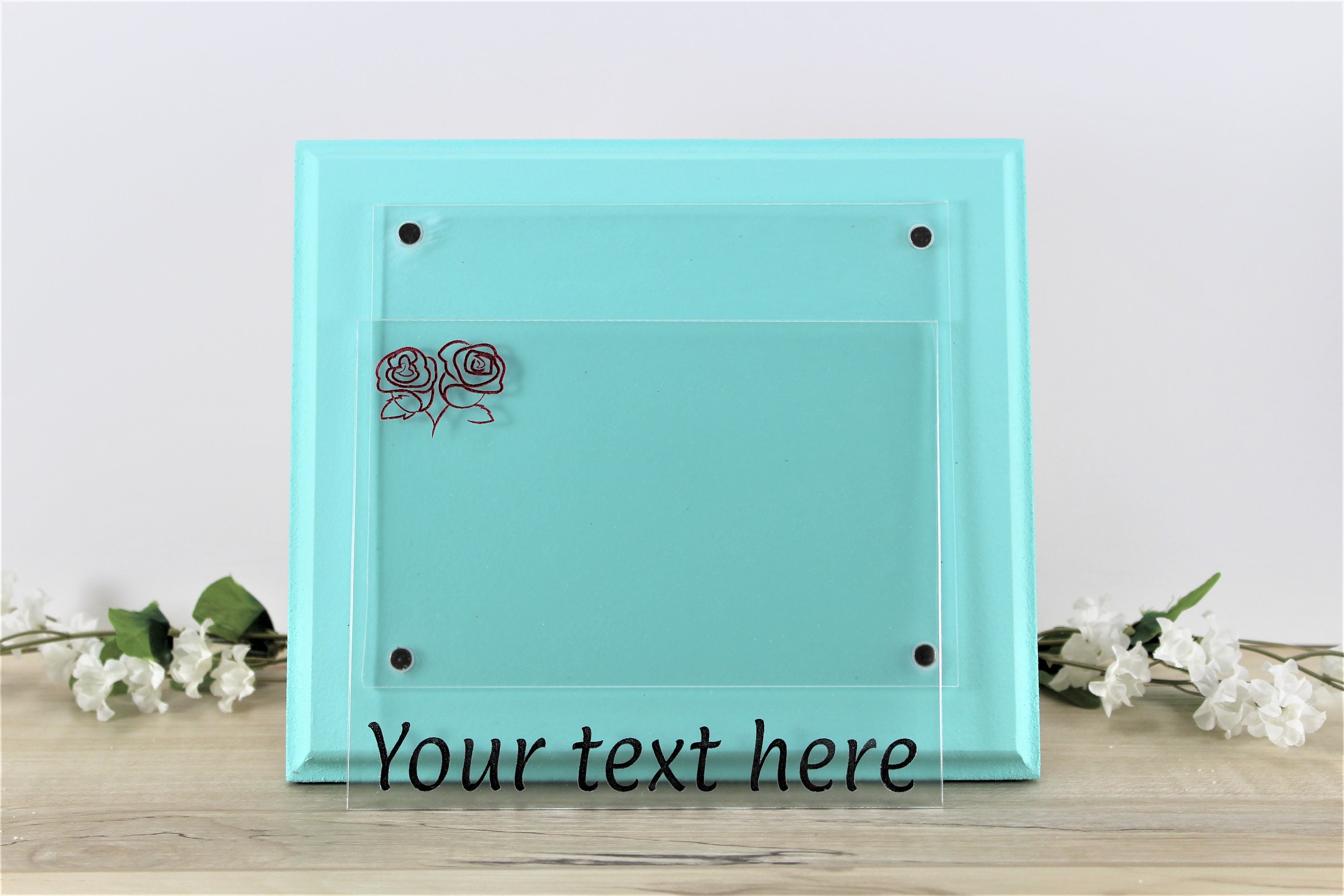Personalized Picture Frame 4x6 Picture Frame Mint Picture Etsy
