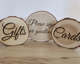 Cartões de lembrancinhas de casamento rústicos, livro de assinaturas, decoração de mesa