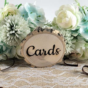 Rustikales Hochzeitskarten Holzschild Hochzeit Tischdekoration nach Maß