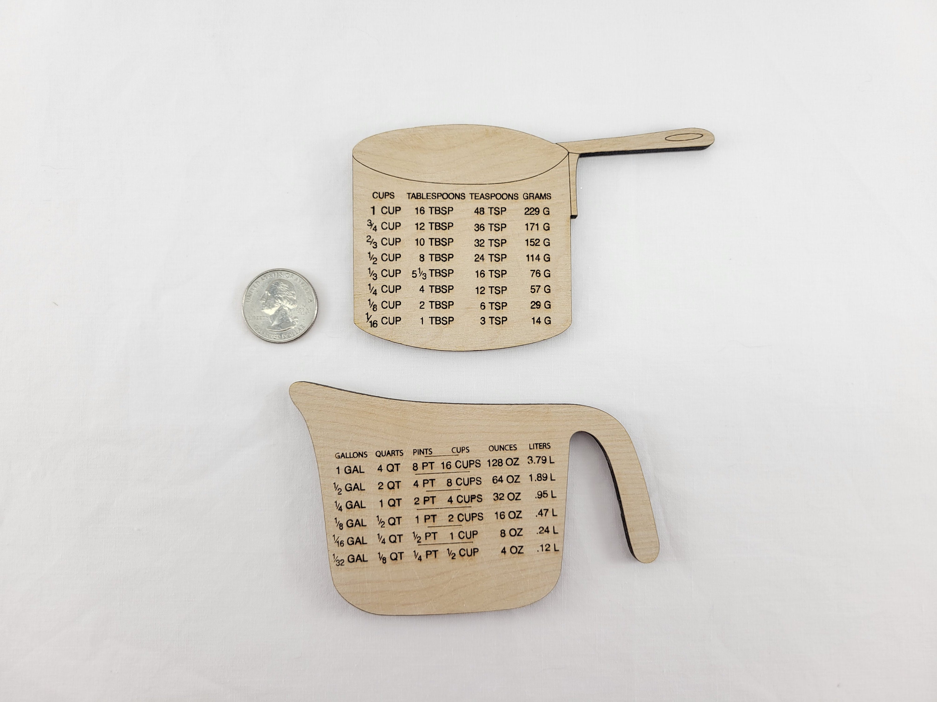 Measurement Conversion Chart Magnets: Kitchen Cheat Sheet - Etsy
