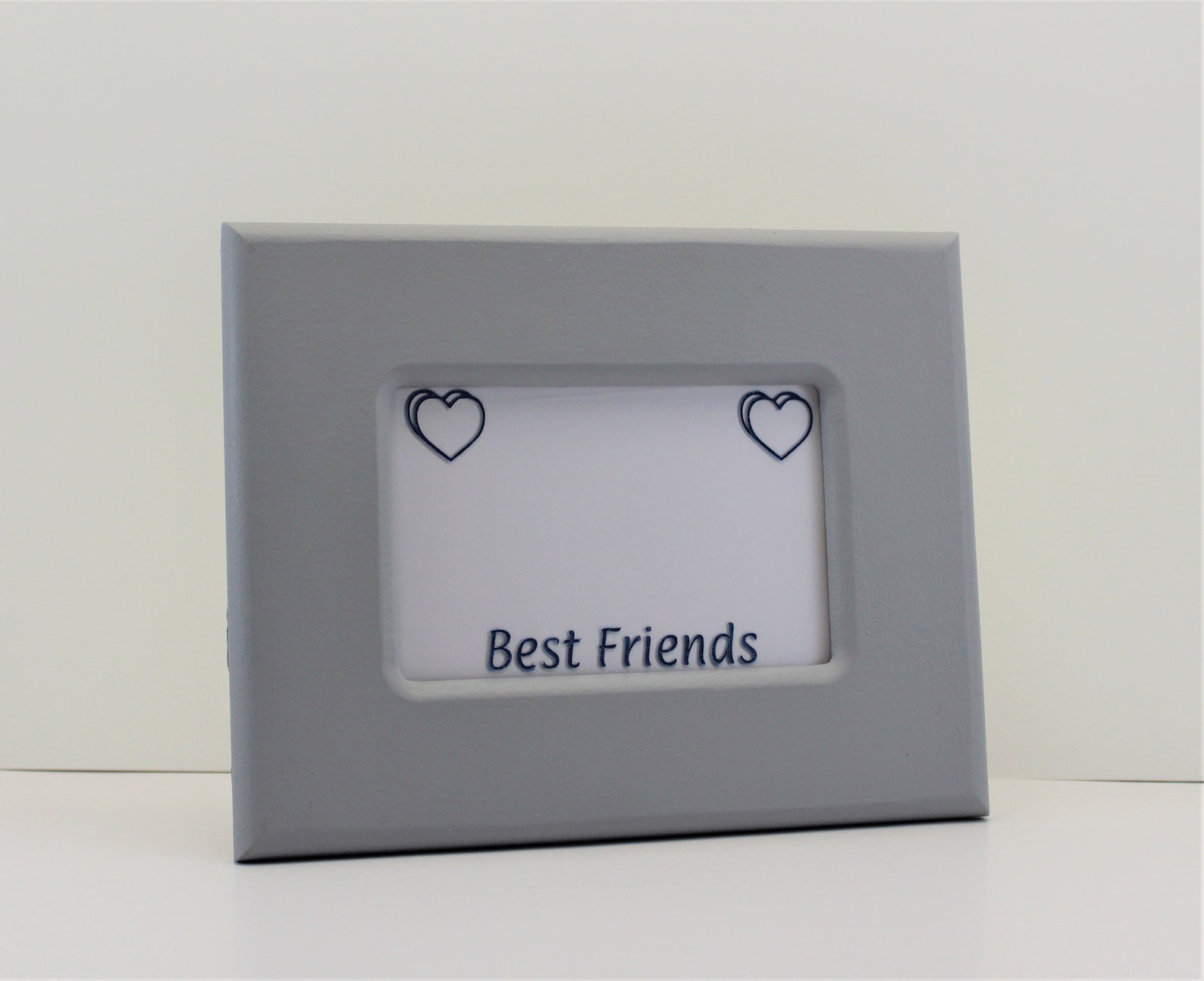 5x7 picture frame grey picture frame Best Friends picture Etsy