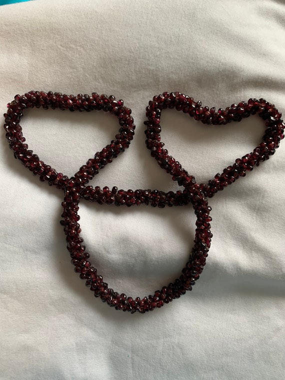 Rhodolite Garnet Bead Necklace