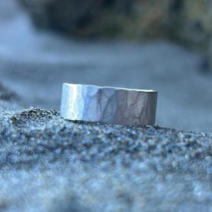 Thick 925 Sterling Silver Ring Band: Minimalist Jewelry