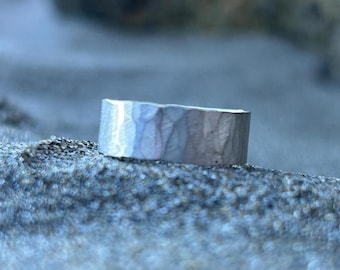 Thick 925 Sterling Silver Ring Band: Minimalist Jewelry
